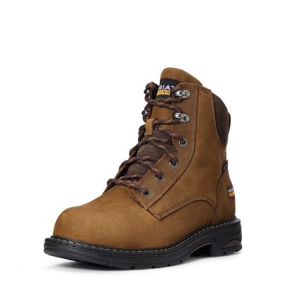 Ariat Casey 6" - Werkschoenen DonkerBruin Dames - 35321-337